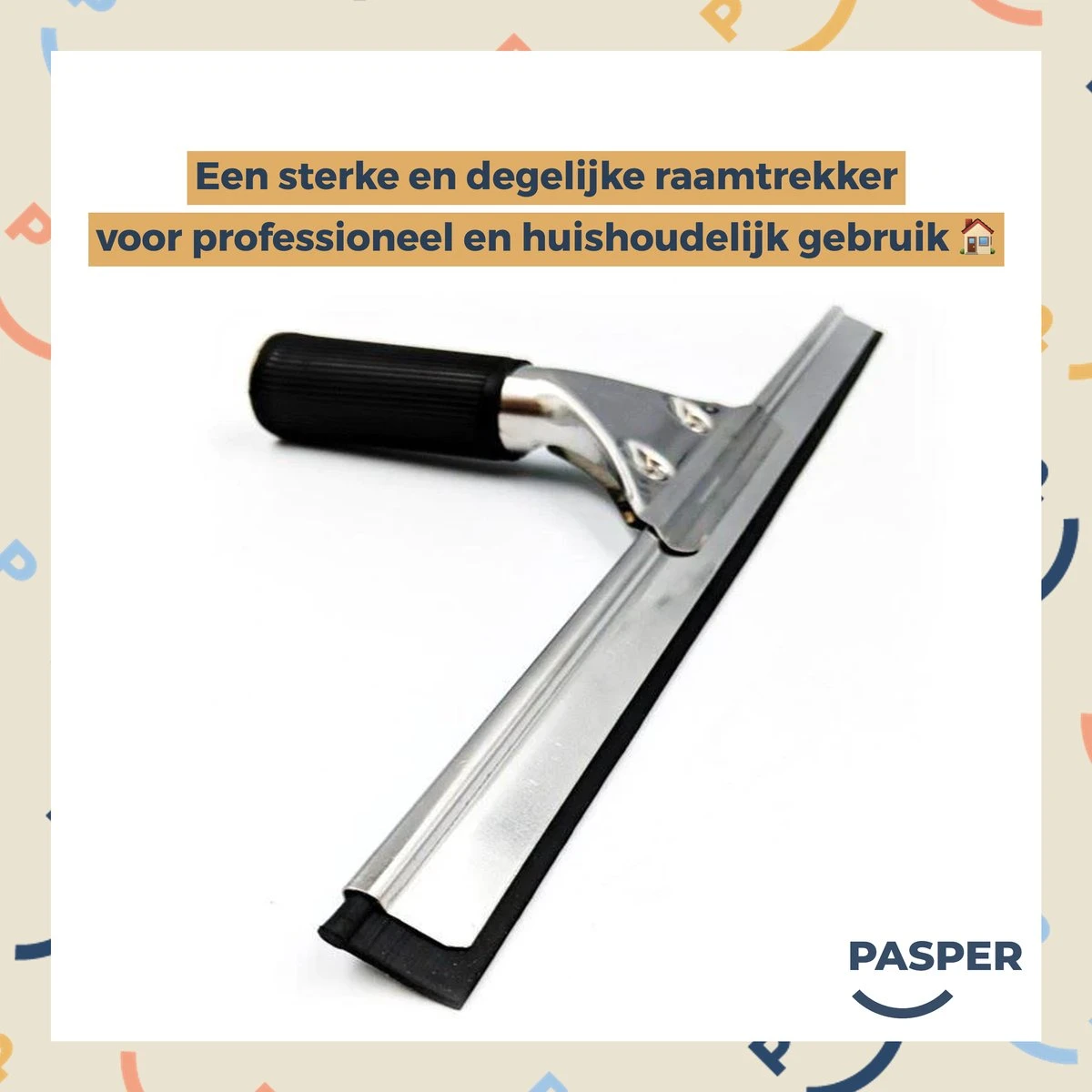 Raamtrekker Professioneel - 45 Cm - Pasper - Raamwisser - Raamtrekkers Zwart - Verstelbaar - Voor Multifunctioneel Gebruik Ramen, Douche En Auto 6 Raamtrekker Professioneel - 45 Cm - Pasper - Raamwisser - Raamtrekkers Zwart - Verstelbaar - Voor Multifunctioneel Gebruik Ramen, Douche En Auto - Afbeelding 4