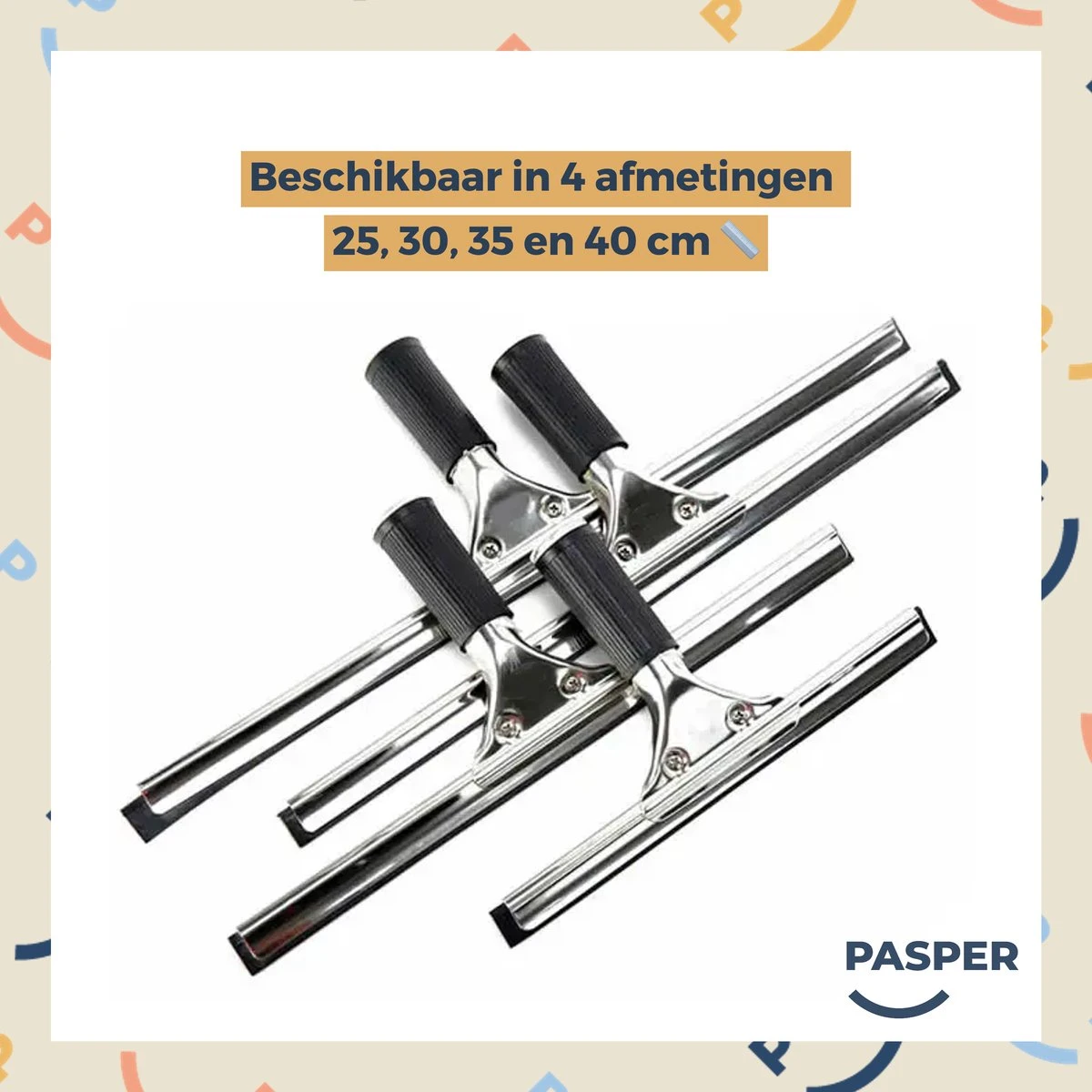 Raamtrekker Professioneel - 45 Cm - Pasper - Raamwisser - Raamtrekkers Zwart - Verstelbaar - Voor Multifunctioneel Gebruik Ramen, Douche En Auto 7 Raamtrekker Professioneel - 45 Cm - Pasper - Raamwisser - Raamtrekkers Zwart - Verstelbaar - Voor Multifunctioneel Gebruik Ramen, Douche En Auto - Afbeelding 5