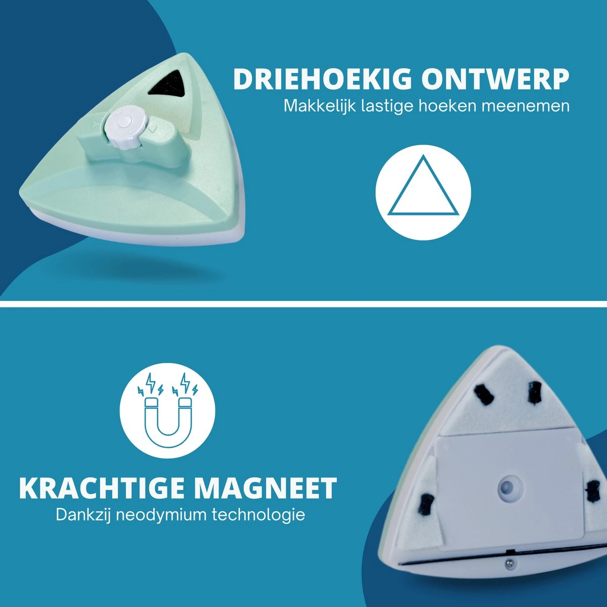 Hoopy Pro™ Magnetische Raamwasser - Magnetische Raamwasser Voor Dubbel Glas - Ruitenreiniger - Ramenwasser 3 Hoopy Pro™ Magnetische Raamwasser - Magnetische Raamwasser Voor Dubbel Glas - Ruitenreiniger - Ramenwasser - Afbeelding 2