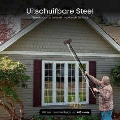 Merkloos Telescoopsteel Ramenwassen 4,6M - Met Borstel & Waterdoorvoer - Voor Ramen - Watertoevoer - Borstel 16 Merkloos Telescoopsteel Ramenwassen 4,6M - Met Borstel & Waterdoorvoer - Voor Ramen - Watertoevoer - Borstel -Bol. 1200x1200 543