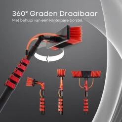 Merkloos Telescoopsteel Ramenwassen 4,6M - Met Borstel & Waterdoorvoer - Voor Ramen - Watertoevoer - Borstel 19 Merkloos Telescoopsteel Ramenwassen 4,6M - Met Borstel & Waterdoorvoer - Voor Ramen - Watertoevoer - Borstel -Bol. 1200x1200 546