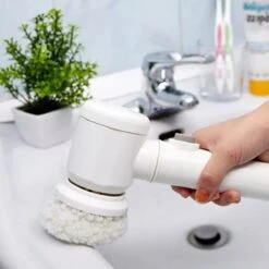 Apeiron Elektrische Schoonmaakborstel - Poetsmachine - Poliermachine - Schrobborstel - Handborstel - Werkborstel - Schrobber - Boorborstel - Wasborstel - Schoonmaakmiddelen - Reinigingsborstel - 3 Opzetstukken -Bol. 1200x1200 594