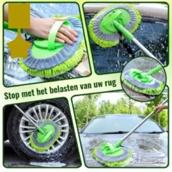 Merkloos Professionele Telescopische Wasborstel + Tonova Pen - Auto Schoonmaakborstel - Anti Slip - Auto, Caravan & Camper - Uitschuifbaar - Groen 13 Merkloos Professionele Telescopische Wasborstel + Tonova Pen - Auto Schoonmaakborstel - Anti Slip - Auto, Caravan & Camper - Uitschuifbaar - Groen -Bol. 1200x1200 615