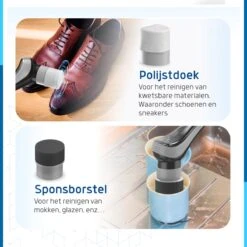 Qualitics Elektrische Schoonmaakborstel - Roterende Polijstmachine - Schrobborstel - Poetsmachine - Vloerreiniger Met 10 Opzetstukken -Bol. 1200x1200 631