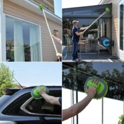 PROPLUS Pro Plus Wasborstel Chenille - Telescopische Steel - Uitschuifbaar Tot 2.50 Meter -Bol. 1200x1200 680