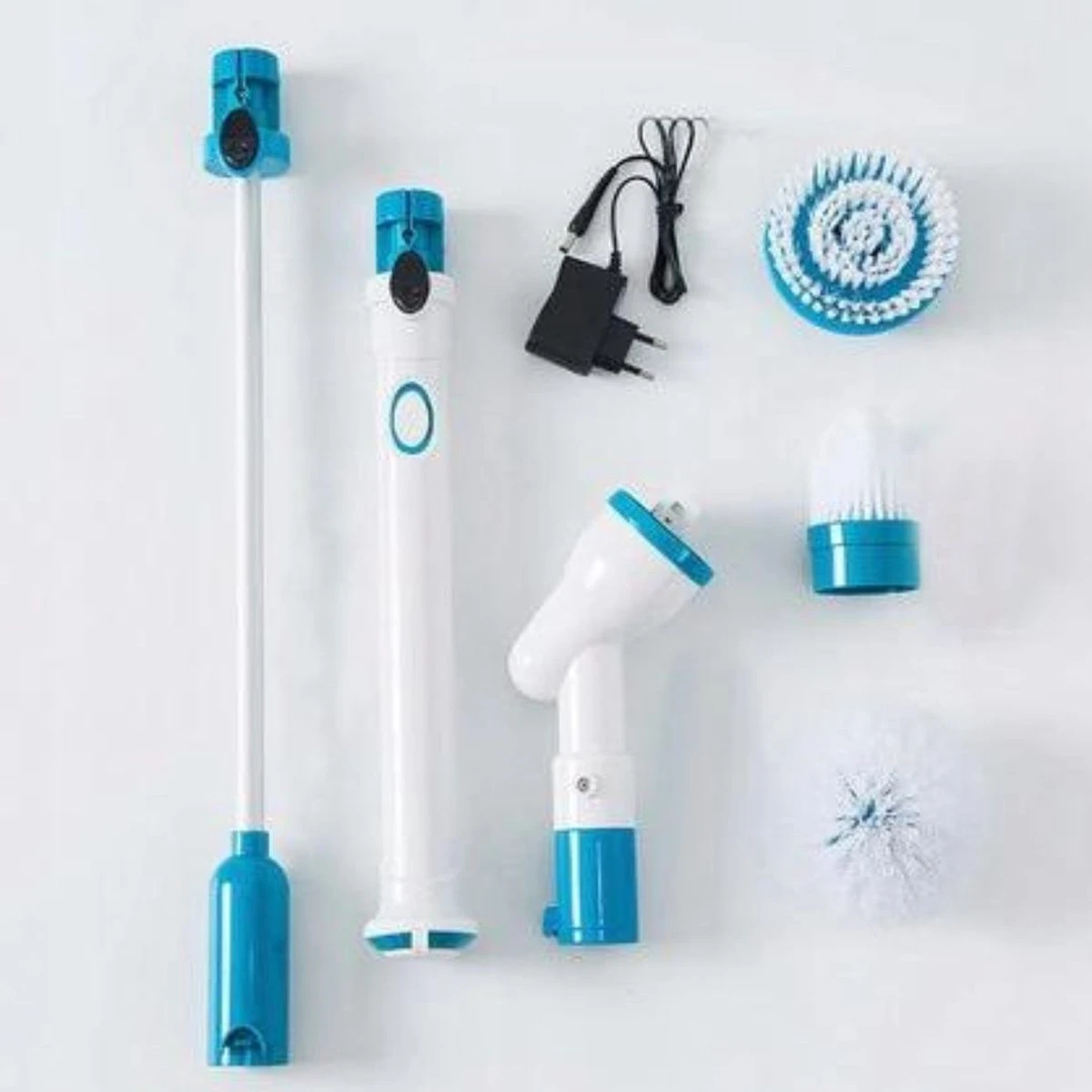 Merkloos Elektrische Schoonmaakborstel - Draadloos - 3 Opzetstukken - Oplaadbaar - Schrobber - Poetsmachine - Schoonmaak Middelen - Schoonmaak Borstel - Schrobborstel - Badkamer / Keuken - Poetsmachine - Polijstmachine - Reinigingsborstel 5 Merkloos Elektrische Schoonmaakborstel - Draadloos - 3 Opzetstukken - Oplaadbaar - Schrobber - Poetsmachine - Schoonmaak Middelen - Schoonmaak Borstel - Schrobborstel - Badkamer / Keuken - Poetsmachine - Polijstmachine - Reinigingsborstel - Afbeelding 3