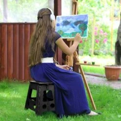 Buxibo - Kruk - Krukje - Keukentrap - Keukentrapje - Opvouwbaar Trapje - Keuken/Badkamer/Schuur Trapje - 29 X 24 X 40cm 23 Buxibo - Kruk - Krukje - Keukentrap - Keukentrapje - Opvouwbaar Trapje - Keuken/Badkamer/Schuur Trapje - 29 X 24 X 40cm -Bol. 1200x1200 846