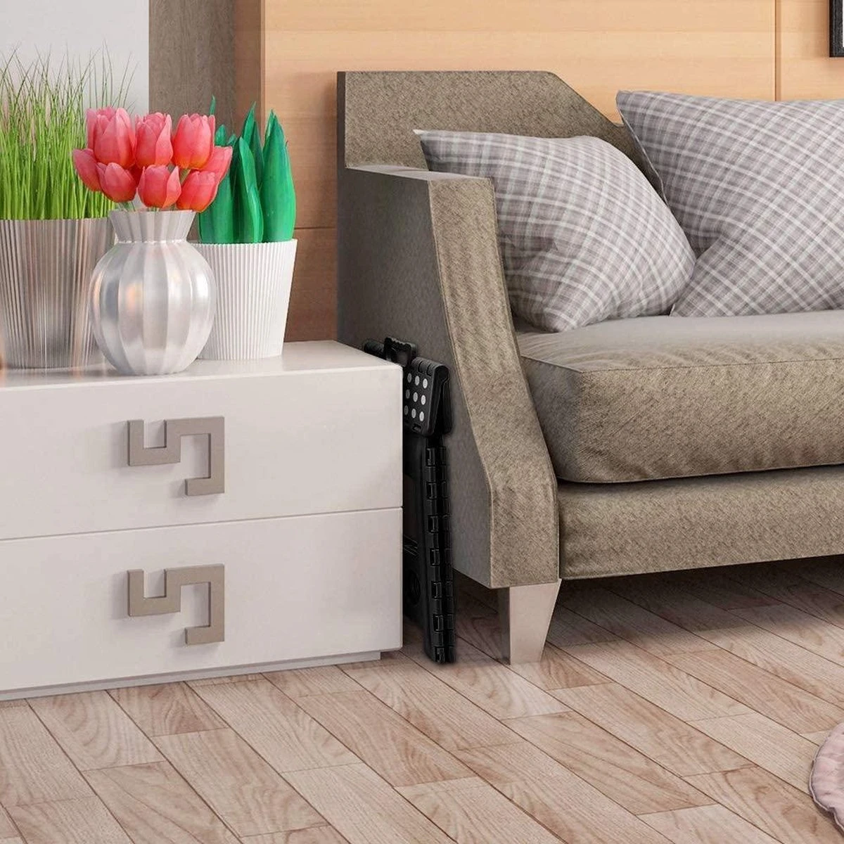 Buxibo - Kruk - Krukje - Keukentrap - Keukentrapje - Opvouwbaar Trapje - Keuken/Badkamer/Schuur Trapje - 29 X 24 X 40cm 12 Buxibo - Kruk - Krukje - Keukentrap - Keukentrapje - Opvouwbaar Trapje - Keuken/Badkamer/Schuur Trapje - 29 X 24 X 40cm - Afbeelding 10