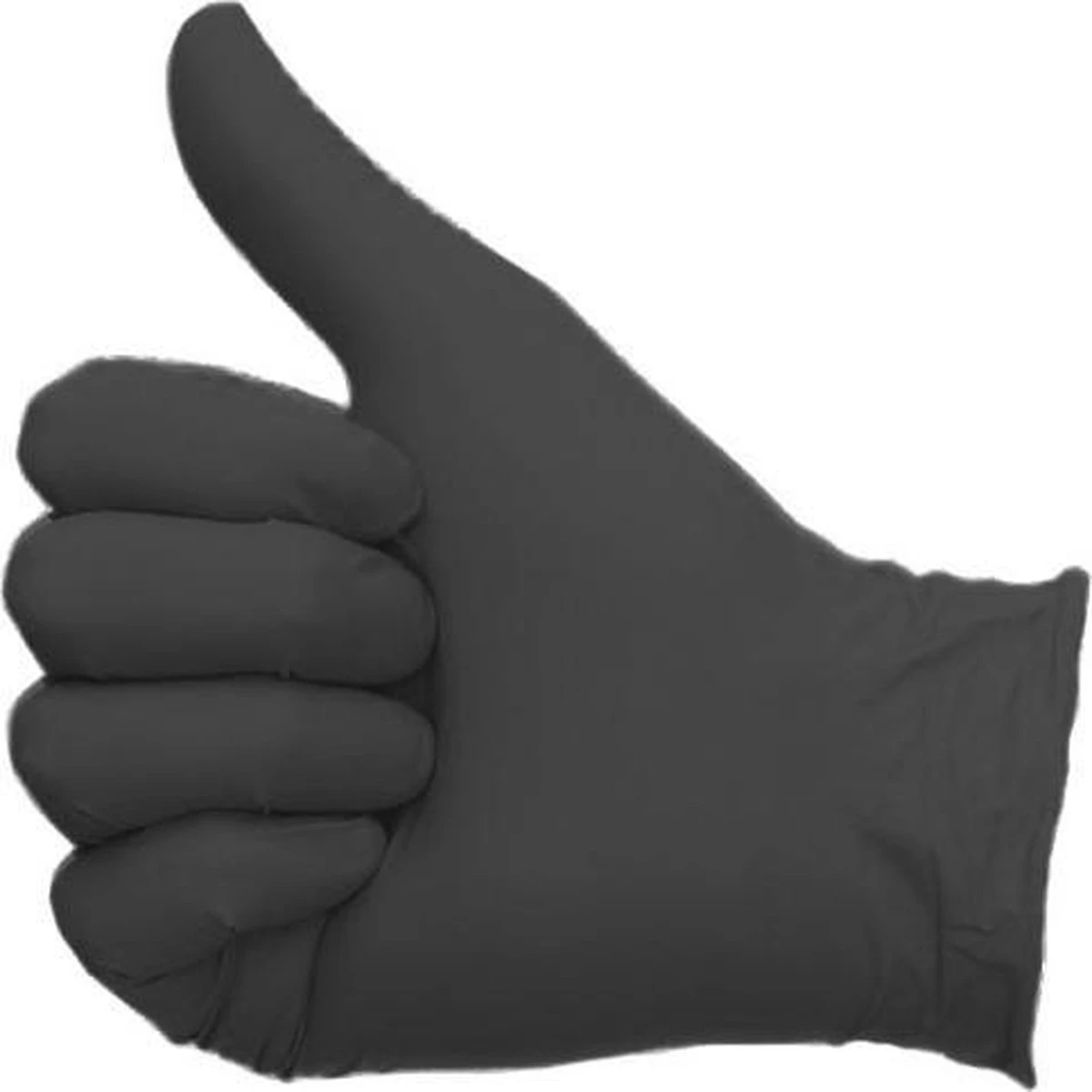 Merkloos Handschoenen Wegwerp Nitril - Latex Vrij - Poedervrij -Zwart - Maat M - 100 Stuks 4 Merkloos Handschoenen Wegwerp Nitril - Latex Vrij - Poedervrij -Zwart - Maat M - 100 Stuks - Afbeelding 2