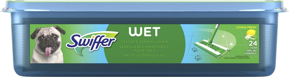 Swiffer Vloerreiniger Vochtige Vloerdoekjes Met Frisse Citroengeur - 24 Navullingen 9 Swiffer Vloerreiniger Vochtige Vloerdoekjes Met Frisse Citroengeur - 24 Navullingen - Afbeelding 7