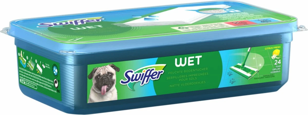 Swiffer Vloerreiniger Vochtige Vloerdoekjes Met Frisse Citroengeur - 24 Navullingen 10 Swiffer Vloerreiniger Vochtige Vloerdoekjes Met Frisse Citroengeur - 24 Navullingen - Afbeelding 8