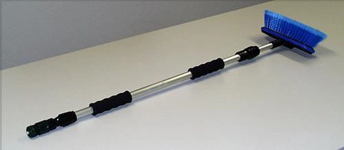 Petapak Telescoop Wasborstel Voor Caravan, Camper Of Auto 3 Petapak Telescoop Wasborstel Voor Caravan, Camper Of Auto