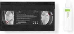 Nedis VHS-Reinigingscassette - 20 Ml - VHS-Koppen - Zwart -Bol. 1200x560 1