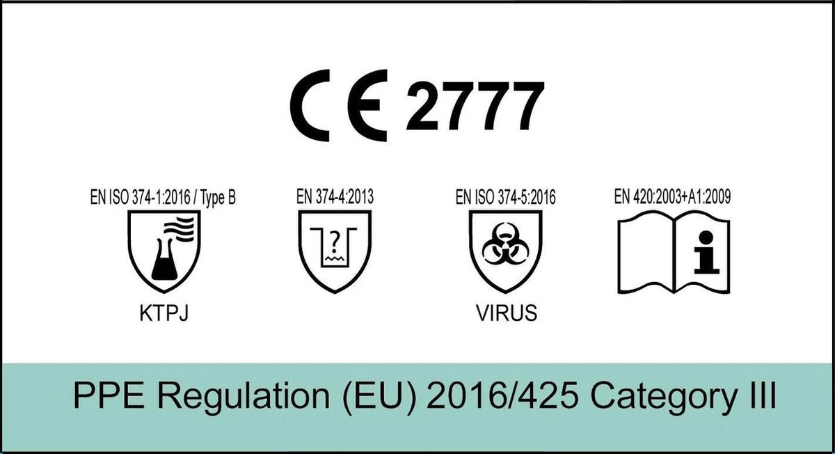 H&S PROTECTOR - Extra Lang Nitril Handschoenen - 305mm Lang - Wegwerp Handschoenen - Wit - M - Poedervrij - 100 Stuks 6 H&S PROTECTOR - Extra Lang Nitril Handschoenen - 305mm Lang - Wegwerp Handschoenen - Wit - M - Poedervrij - 100 Stuks - Afbeelding 4