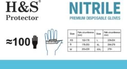 H&S PROTECTOR - Nitril Handschoenen - Wegwerp Handschoenen - Blauw - M - Poedervrij - 100 Stuks 11 H&S PROTECTOR - Nitril Handschoenen - Wegwerp Handschoenen - Blauw - M - Poedervrij - 100 Stuks -Bol. 1200x659 1