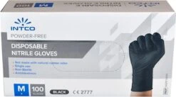 Intco Nitril Handschoenen - Latex Vrij - Zwart - 100 Stuks - Maat Medium 15 Intco Nitril Handschoenen - Latex Vrij - Zwart - 100 Stuks - Maat Medium -Bol. 1200x665 7