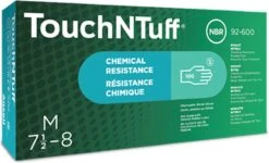 ANSELL TouchNTuff® 92-600 - Nitril Wegwerp Handschoenen, Latexvrij, Poedervrij, L, Groen, 100 Stuks 13 ANSELL TouchNTuff® 92-600 - Nitril Wegwerp Handschoenen, Latexvrij, Poedervrij, L, Groen, 100 Stuks -Bol. 1200x728 2