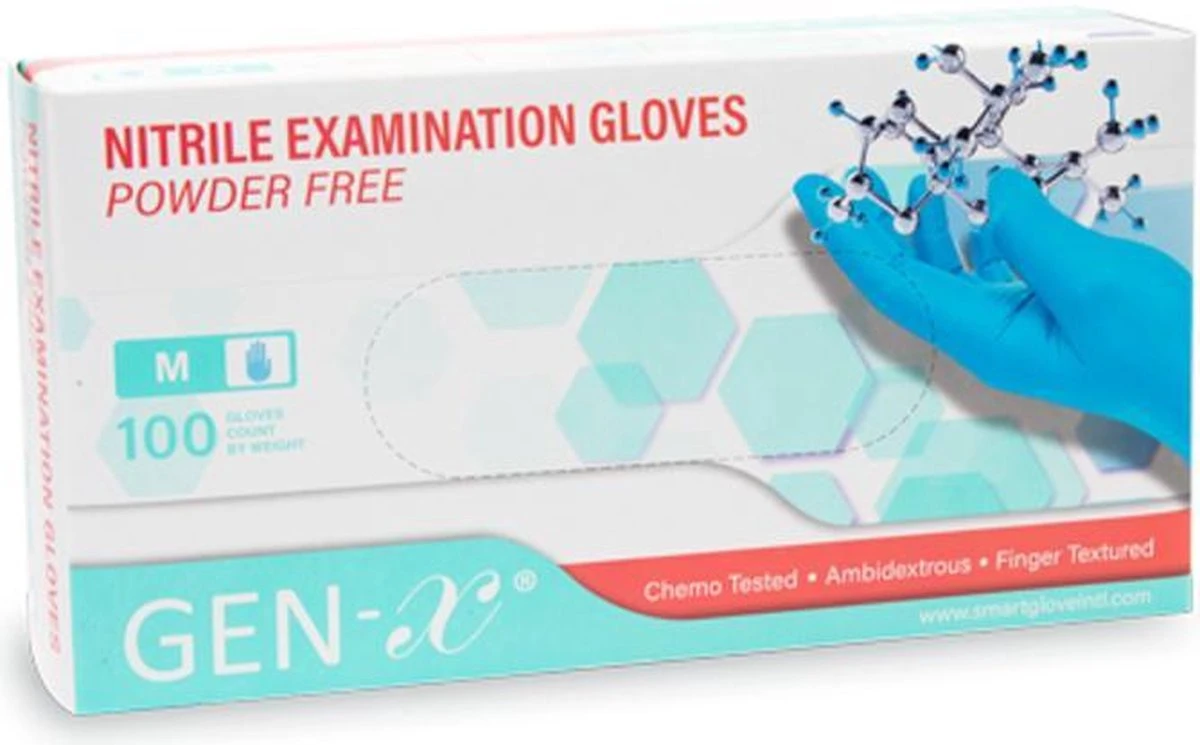 Gen-X Nitril Handschoenen | Handschoenen Wegwerp | Medisch | 100 PCS | Maat XL 6 Gen-X Nitril Handschoenen | Handschoenen Wegwerp | Medisch | 100 PCS | Maat XL - Afbeelding 4