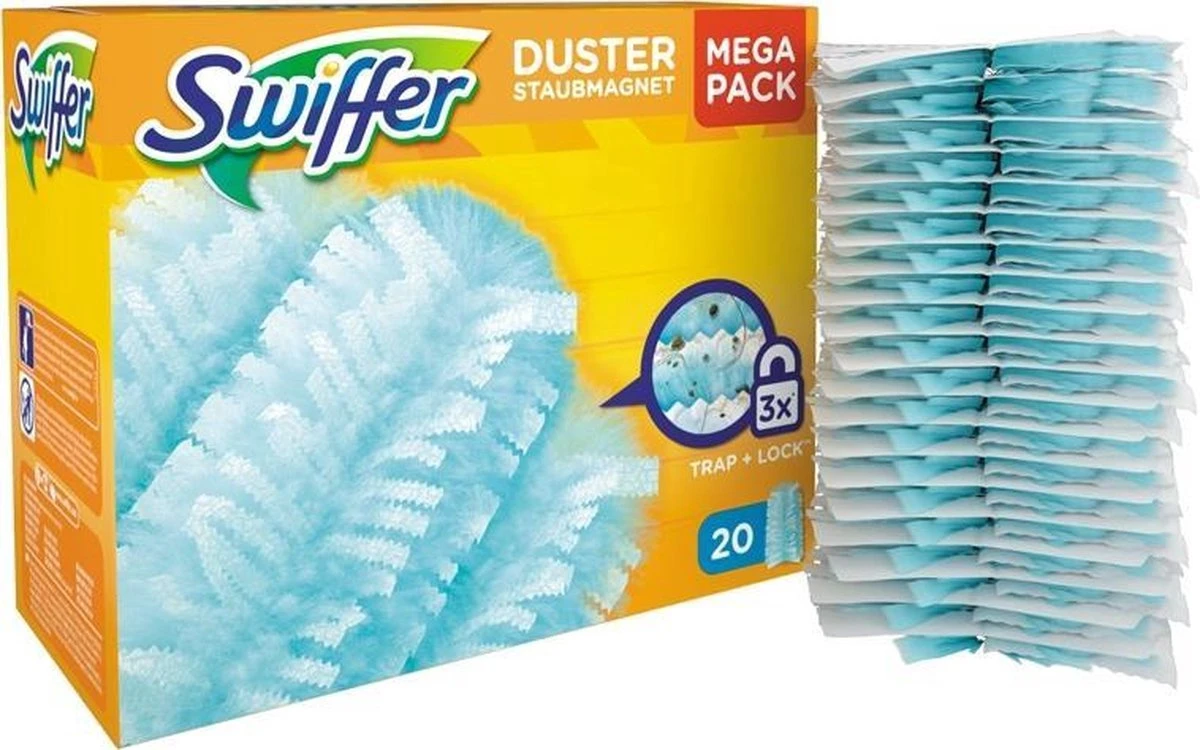 Swiffer Duster - 20 Navullingen - Stofdoekjes 5 Swiffer Duster - 20 Navullingen - Stofdoekjes - Afbeelding 3