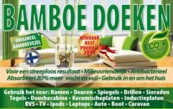 Merkloos Bamboe Dubbele Set + 1 EXTRA Doek. Wonderdoeken - Microvezeldoeken - Raamdoeken - Droogdoeken -Bol. 1200x756