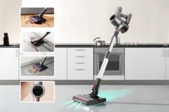 Swiss Pro+ Steelstofzuiger Met Dweil Functie - Afkoppelbare Dweil Functie - LED Display Touchscreen - 22KPA - 5 In 1 - Kruimeldief - Lange Batterijduur 25 Swiss Pro+ Steelstofzuiger Met Dweil Functie - Afkoppelbare Dweil Functie - LED Display Touchscreen - 22KPA - 5 In 1 - Kruimeldief - Lange Batterijduur -Bol. 1200x799 45