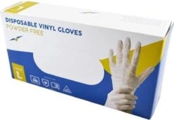 Wegwerp Handschoenen - Vinyl Handschoenen - Poedervrij - Wit - Maat L - 100 Stuks -Bol. 1200x832 1