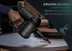 JAP Cyclone C3 - 4in1 Steelstofzuiger - Met Dweilfunctie - Anti-allergie - Snoerloos - Stofzuiger Zonder Zak - Verwisselbare Accu -Bol. 1200x840 1