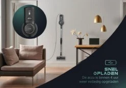 JAP Cyclone C3 - 4in1 Steelstofzuiger - Met Dweilfunctie - Anti-allergie - Snoerloos - Stofzuiger Zonder Zak - Verwisselbare Accu -Bol. 1200x840 2