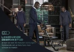 JAP Cyclone C3 - 4in1 Steelstofzuiger - Met Dweilfunctie - Anti-allergie - Snoerloos - Stofzuiger Zonder Zak - Verwisselbare Accu -Bol. 1200x840 3