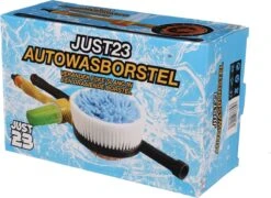 JUST23 Telescopische Autowasborstel – Schrobber Met Steel – Velgenborstel - Autowasset Met Zeep - Roterende Schoonmaakborstel - Multifunctionele Wasborstel -Bol. 1200x875 5