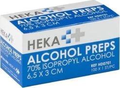 HEKA Alcoholdoekjes - 100 Stuks -Bol. 1200x881 2