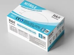 H&S PROTECTOR - Nitril Handschoenen - Wegwerp Handschoenen - Blauw - M - Poedervrij - 100 Stuks 8 H&S PROTECTOR - Nitril Handschoenen - Wegwerp Handschoenen - Blauw - M - Poedervrij - 100 Stuks -Bol. 1200x882 6