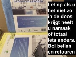 Merkloos Ramenset Raamdoeken Microvezel Glasdoeken Droogdoek Ramen -Bol. 1200x899 101