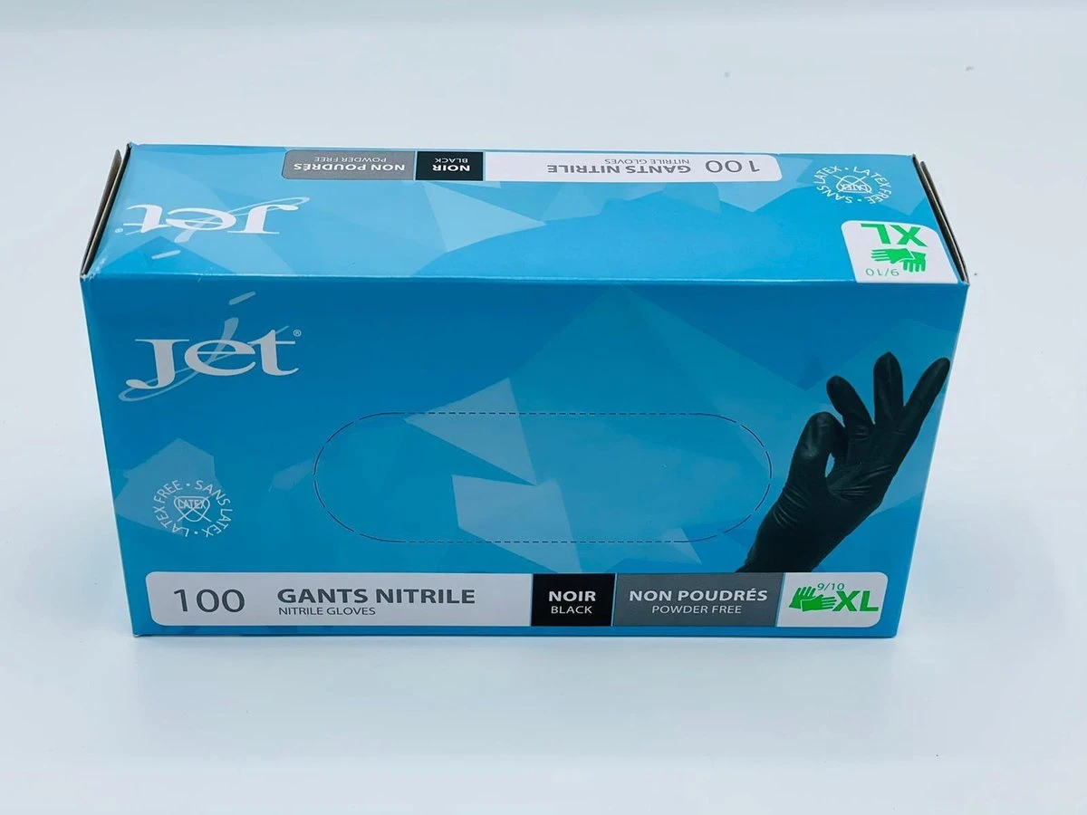 Merkloos Medische Wegwerp Handschoenen - 100 STUKS - Categorie 3 - Soft-Nitril - Poedervrij - Latex Vrij - ZWART - MAAT L 4 Merkloos Medische Wegwerp Handschoenen - 100 STUKS - Categorie 3 - Soft-Nitril - Poedervrij - Latex Vrij - ZWART - MAAT L - Afbeelding 2