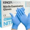 100 Medische Nitril Onderzoekshandschoenen | Kingfa KS-ST RT021 -Bol. 1200x910