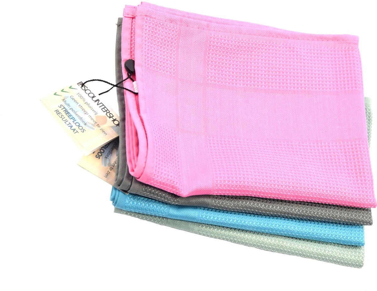 Set Van 4 Professionele Polierdoek Streeploos| Glazendoek | Glaswerk | Poleerdoek | 42 X 68 Cm 5 Set Van 4 Professionele Polierdoek Streeploos| Glazendoek | Glaswerk | Poleerdoek | 42 X 68 Cm - Afbeelding 3