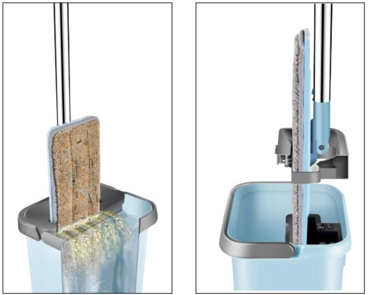 Benson Vloerwisser + Emmerset Compact + Microvezel Pad | Dweil 13 Benson Vloerwisser + Emmerset Compact + Microvezel Pad | Dweil - Afbeelding 11