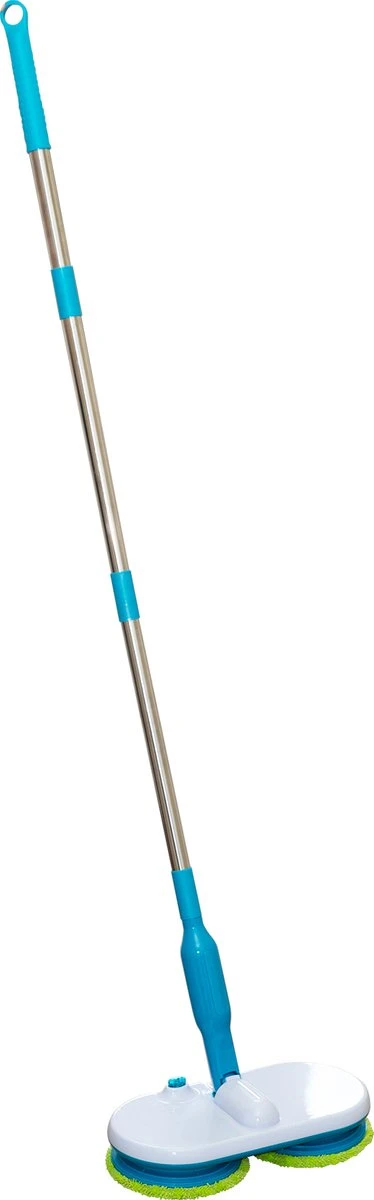 Mediashop Hurricane Floating Mop Elektrische Dweil - Oplaadbare Vloerwisser Voor Dweilen, Schrobben En Boenen - Met 2x 3 Microvezelpads 3 Mediashop Hurricane Floating Mop Elektrische Dweil - Oplaadbare Vloerwisser Voor Dweilen, Schrobben En Boenen - Met 2x 3 Microvezelpads