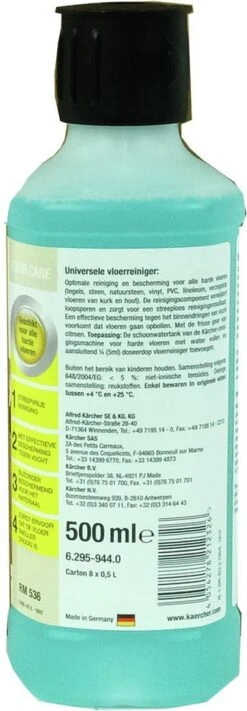 Kärcher Vloerreinigingsmiddel UNIVERSEEL - RM 536 - 500ml 14 Kärcher Vloerreinigingsmiddel UNIVERSEEL - RM 536 - 500ml -Bol. 417x1200