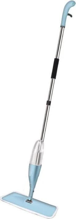 2Clean Vloermop Met Spray - Microvezel Doek - Blauw/Wit 25 2Clean Vloermop Met Spray - Microvezel Doek - Blauw/Wit -Bol. 420x1200 1