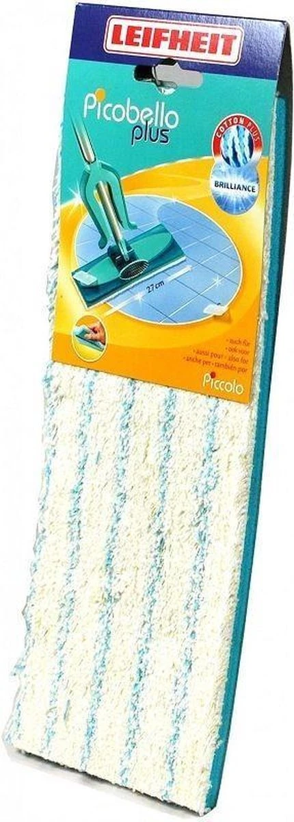 Leifheit Picobello Vervangingspad S - 27 Cm Cotton Plus 8 Leifheit Picobello Vervangingspad S - 27 Cm Cotton Plus - Afbeelding 6