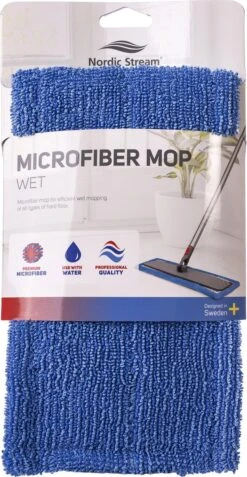 Microvezel Dweildoek Voor Alle Vloeren - Vloerwisser - Dweil Mop - Vloerdweil - 46 Cm Wisbreedte -Bol. 621x1200
