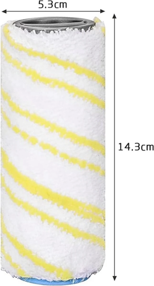 8x Roller Geel Compatible Met Karcher Floor Cleaner FC3 FC5 FC7 Cordless - Premium 20550060 2.055-006.0 Rollerset Vloerborstel Borstel Vervanging Onderdeel Set 5 8x Roller Geel Compatible Met Karcher Floor Cleaner FC3 FC5 FC7 Cordless - Premium 20550060 2.055-006.0 Rollerset Vloerborstel Borstel Vervanging Onderdeel Set - Afbeelding 3