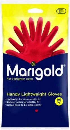 Marigold Medium - Huishandschoenen - Rood - Lichtgewicht - Met Katoenen Voering 8 Marigold Medium - Huishandschoenen - Rood - Lichtgewicht - Met Katoenen Voering -Bol. 646x1200 1