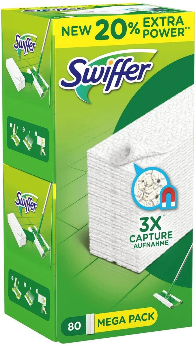 Swiffer Floor Dry Navulling 80st 14 Swiffer Floor Dry Navulling 80st - Afbeelding 12