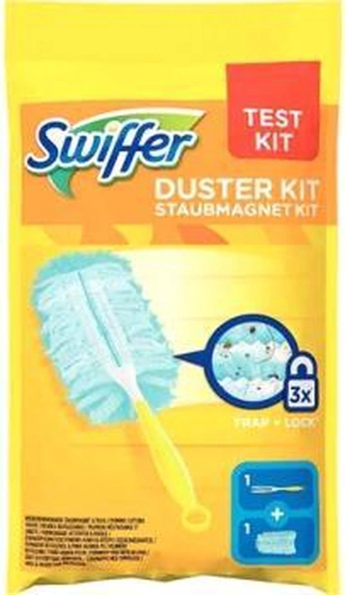 Swiffer Stof Magneet Starter Kit (handle + 1 Linnen) 4 Swiffer Stof Magneet Starter Kit (handle + 1 Linnen) - Afbeelding 2