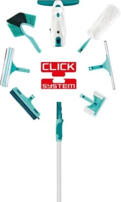 Leifheit Telescoopsteel Aluminium 145-400 Cm Click System 10 Leifheit Telescoopsteel Aluminium 145-400 Cm Click System -Bol. 720x1200
