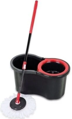 XL Black Star Cleaning MopSet - Vloerwisser - Dweilset - Dweil - Dweilsysteem - Dweilmop - Vloermop - Vloerwissers