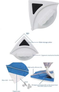 ECCEB - Magnetische Ramenwasser - Raamwisser - Dubbel Glas - Verstelbaar 13 ECCEB - Magnetische Ramenwasser - Raamwisser - Dubbel Glas - Verstelbaar -Bol. 769x1200