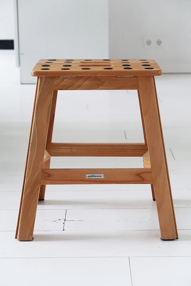 PUHLMANN - Inklapbare Kruk, JAMES, Hout, 41 Cm Hoog, Max 150 Kilo 10 PUHLMANN - Inklapbare Kruk, JAMES, Hout, 41 Cm Hoog, Max 150 Kilo - Afbeelding 8